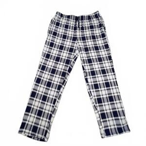 Ben Sherman Men’s Plaid Pajama Pants Cream White Soft Lounge Sleep Pants XL